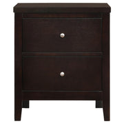 Carlton 4-piece California King Bedroom Set Cappuccino - 202091KW-S4