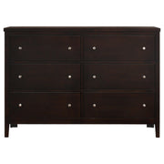 Carlton 4-piece California King Bedroom Set Cappuccino - 202091KW-S4