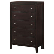 Carlton 5-drawer Bedroom Chest Cappuccino - 202095