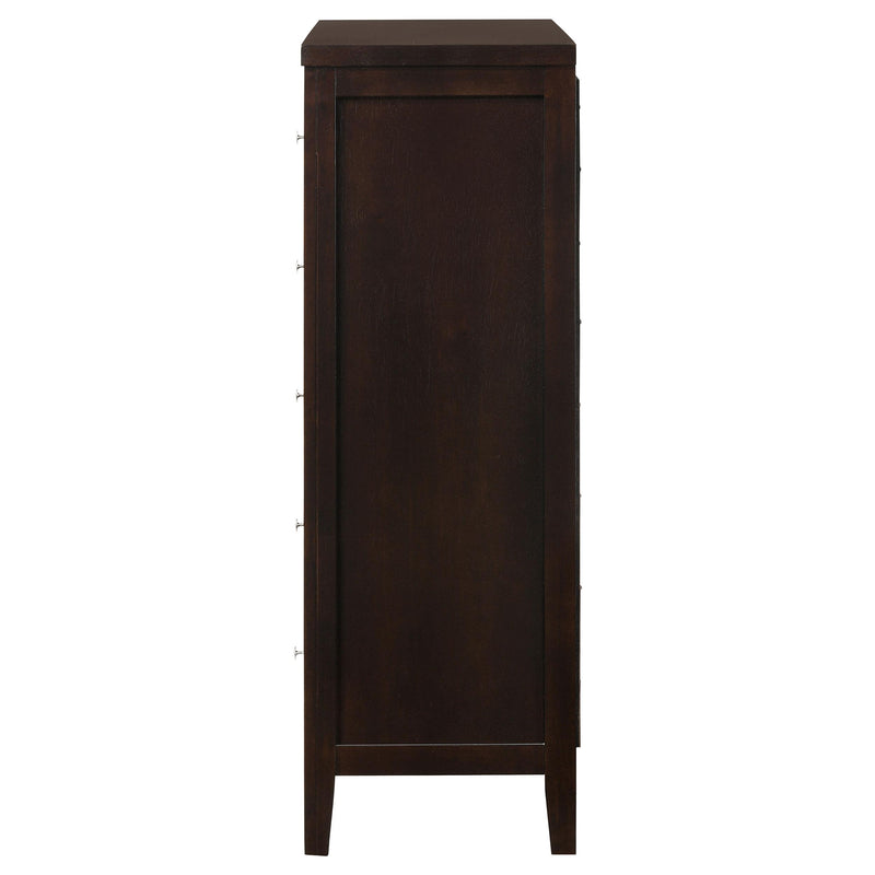 Carlton 5-drawer Bedroom Chest Cappuccino - 202095