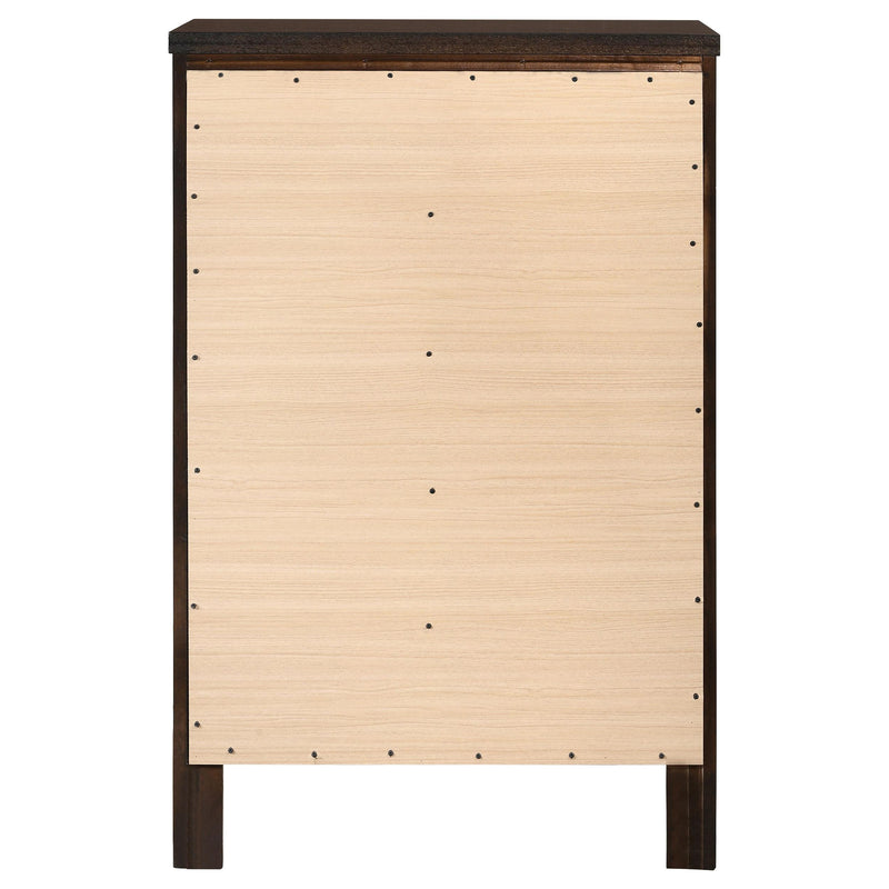 Carlton 5-drawer Bedroom Chest Cappuccino - 202095