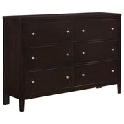 Carlton 5-piece California King Bedroom Set Cappuccino - 202091KW-S5