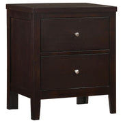 Carlton 5-piece Eastern King Bedroom Set Cappuccino - 202091KE-S5