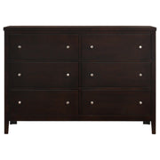 Carlton 5-piece Full Bedroom Set Cappuccino - 202091F-S5
