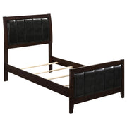 Carlton 5-piece Twin Bedroom Set Cappuccino - 202091T-S5