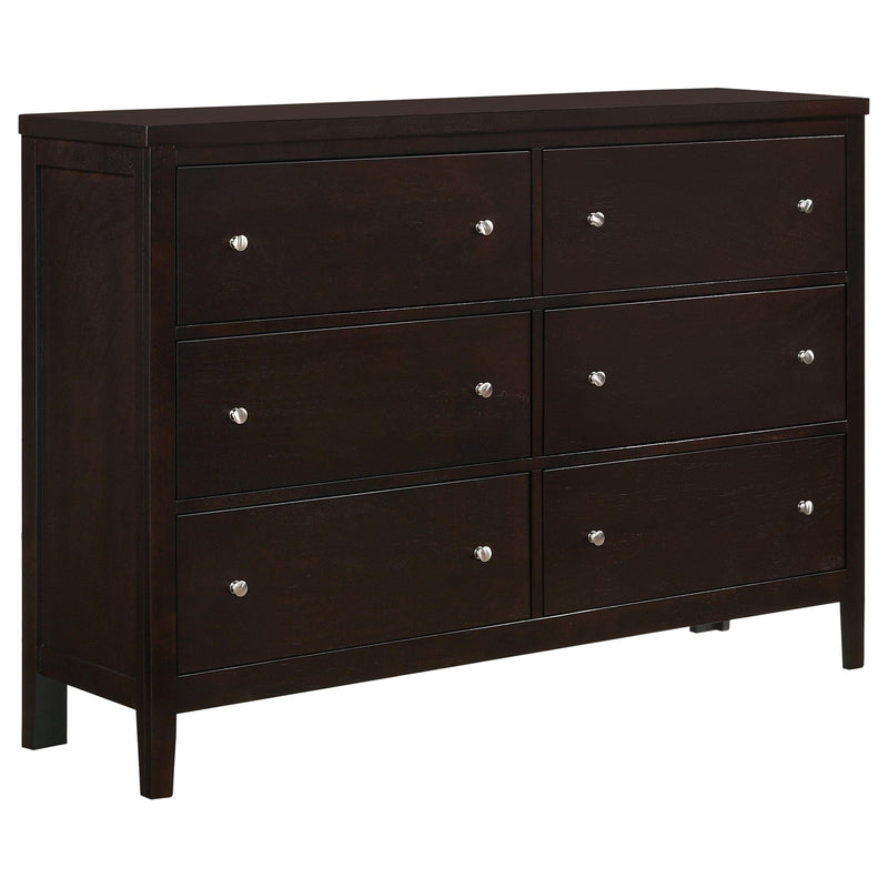 Carlton 6-drawer Dresser Cappuccino - 202093