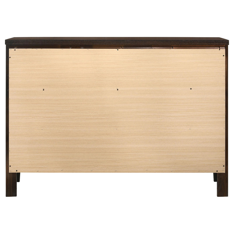 Carlton 6-drawer Dresser Cappuccino - 202093