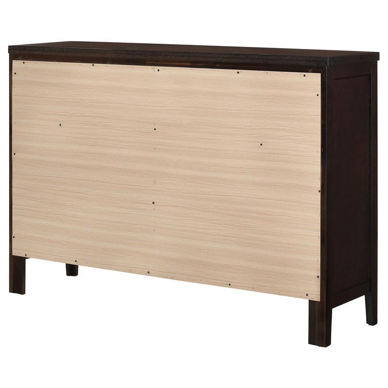 Carlton 6-drawer Dresser Cappuccino - 202093