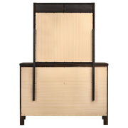 Carlton 6-drawer Dresser with Mirror Cappuccino - 202093M