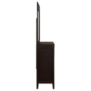 Carlton 6-drawer Dresser with Mirror Cappuccino - 202093M