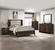 Carlton Brown King Panel Bed - Gate FurnitureKing Bed