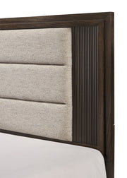 Carlton Brown Queen Panel Bed - Gate FurnitureQueen Bed