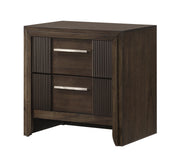 Carlton Brown Upholstered Panel Bedroom Set - Gate FurnitureBedroom Set