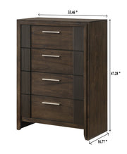 Carlton Brown Upholstered Panel Bedroom Set - Gate FurnitureBedroom Set