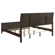 Carlton Wood Eastern King Panel Bed Cappuccino - 202091KE