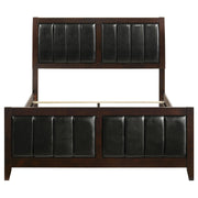 Carlton Wood Queen Panel Bed Cappuccino - 202091Q