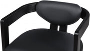 Carlyle Vegan Leather Upholstered Dining Chair in Black - 563Black-C