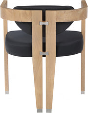 Carlyle Vegan Leather Upholstered Dining Chair in Black - 564Black-C