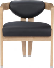 Carlyle Vegan Leather Upholstered Dining Chair in Black - 564Black-C