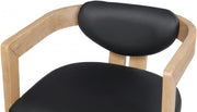 Carlyle Vegan Leather Upholstered Dining Chair in Black - 564Black-C