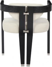 Carlyle Vegan Leather Upholstered Dining Chair in Cream - 563Cream-C