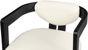 Carlyle Vegan Leather Upholstered Dining Chair in Cream - 563Cream-C