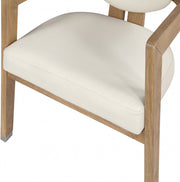 Carlyle Vegan Leather Upholstered Dining Chair in Cream - 564Cream-C