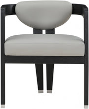 Carlyle Vegan Leather Upholstered Dining Chair in Grey - 563Grey-C