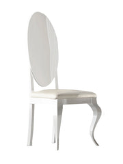 Carmen Arm And Side White Chair - Gate FurnitureDining Chair