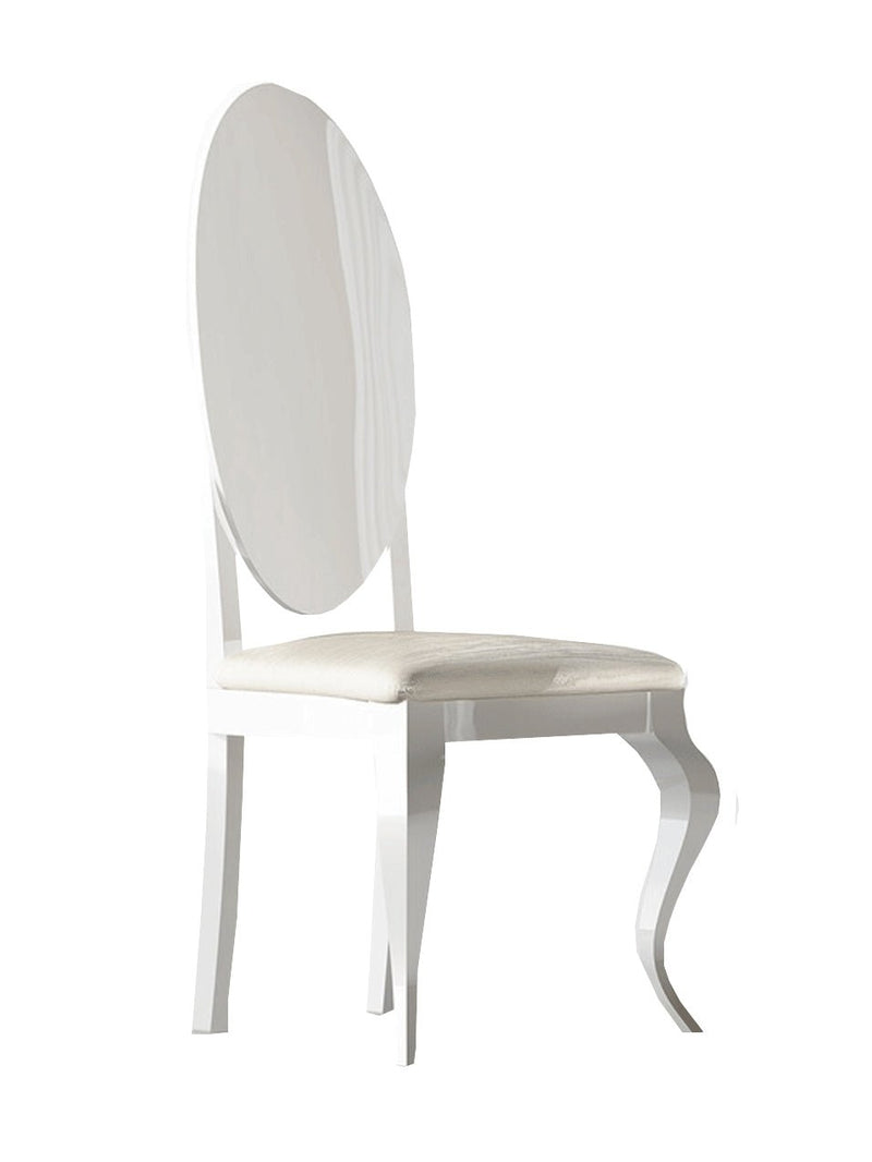 Carmen Arm And Side White Chair - Gate FurnitureDining Chair