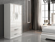 Carmen Bedroom White Set - Gate FurnitureBedroom Set