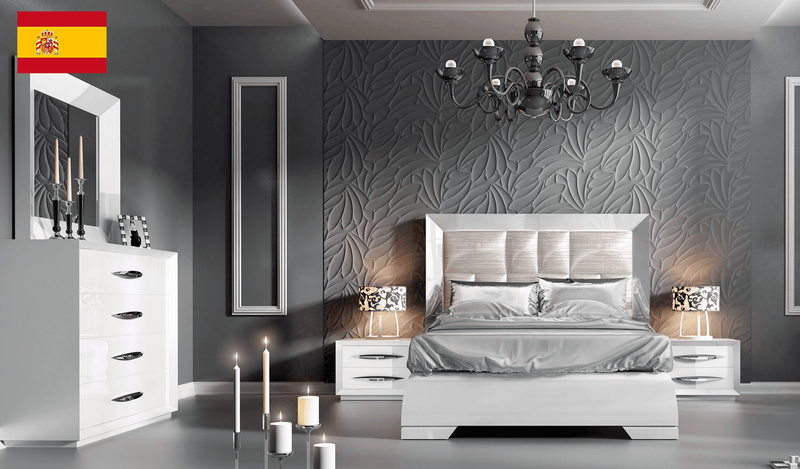 Carmen Bedroom White SET - p7227