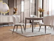 Carmen Diningroom (Consol With Mirror & Dining Table & 6 Dining Chair) - 200-ELIF-CAR-A522-DT-6-SET