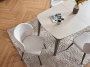 Carmen Diningroom (Consol With Mirror & Dining Table & 6 Dining Chair) - 200-ELIF-CAR-A522-DT-6-SET