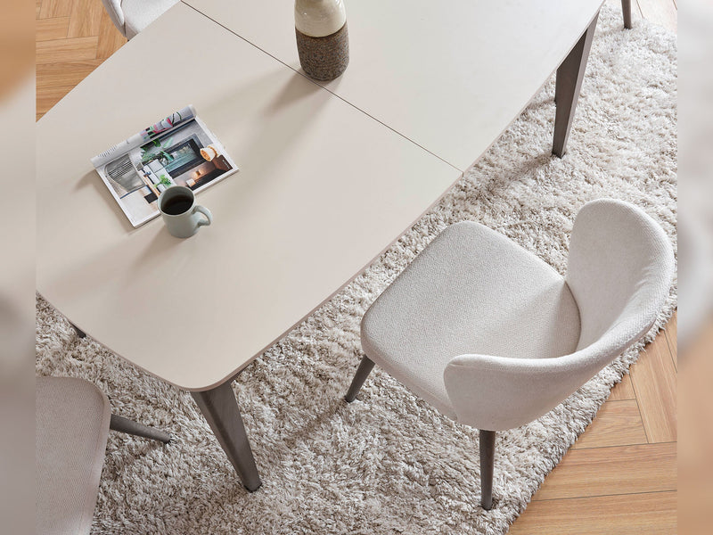 Carmen Diningroom (Consol With Mirror & Dining Table & 6 Dining Chair) - 200-ELIF-CAR-A522-DT-6-SET