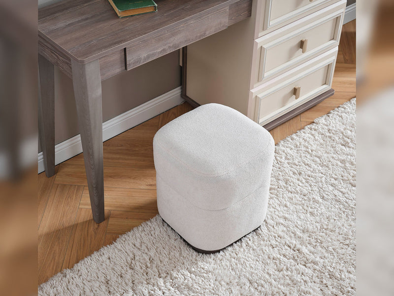 Carmen Dresser With Mirror & Ottoman - 200-ELIF-CAR-A521-DR