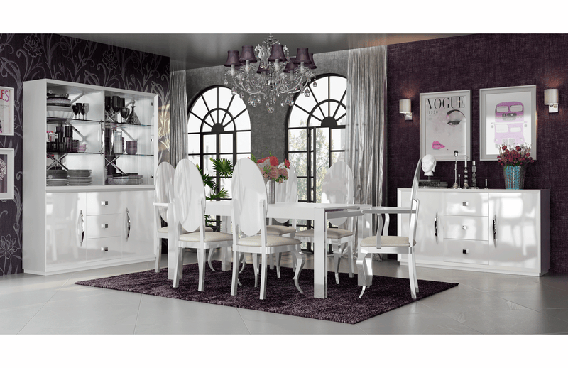 Carmen White Dining Table - Gate FurnitureDining Table