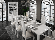 Carmen White Dining Table - Gate FurnitureDining Table