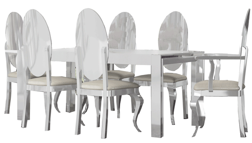 Carmen White Dining Table - i27703 - Gate Furniture