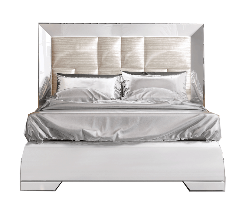 Carmen White QS Bed - i29229