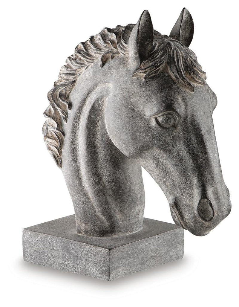 Carnlow Antique Black Sculpture - A2000772