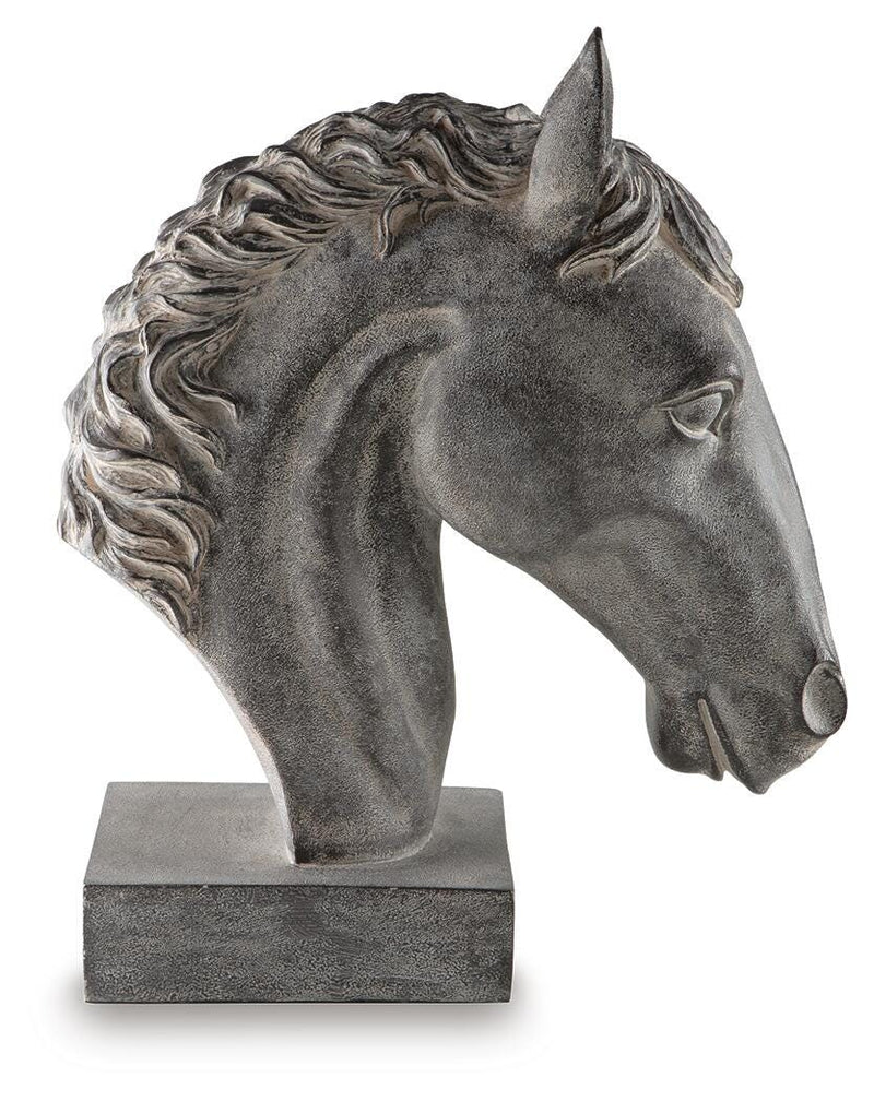 Carnlow Antique Black Sculpture - A2000772
