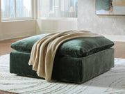 Carriage View Jade Oversized Accent Ottoman - 7800108