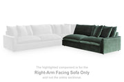 Carriage View Jade Right-Arm Facing Sofa - 7800167