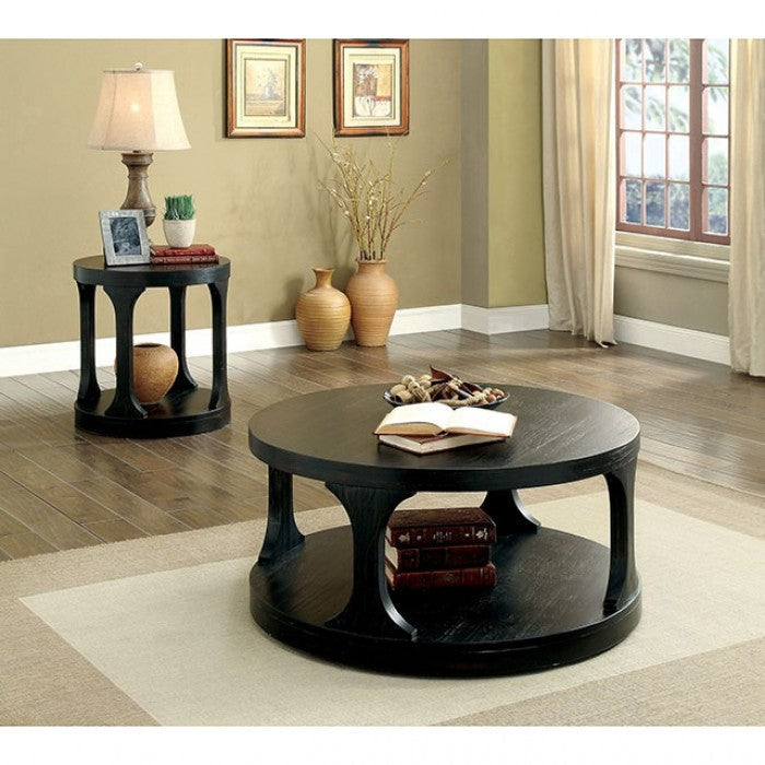 Carrie Antique Black Coffee Table - CM4422C