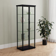 Carrillo 4-shelf Display Curio Cabinet with LED Lighting Black - 950400