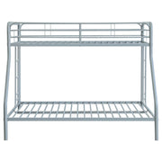 Carson Metal Twin Over Full Bunk Bed Glossy Silver - 460340SVR