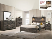 Carter Brown Full Panel Bed - Gate FurnitureFull Bed
