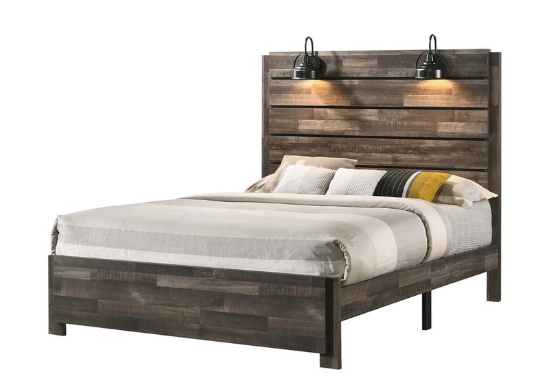 Carter Brown King Panel Bed - Gate FurnitureKing Bed