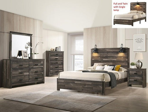 Carter Brown Panel Youth Bedroom Set - Gate FurnitureYouth Bedroom Set